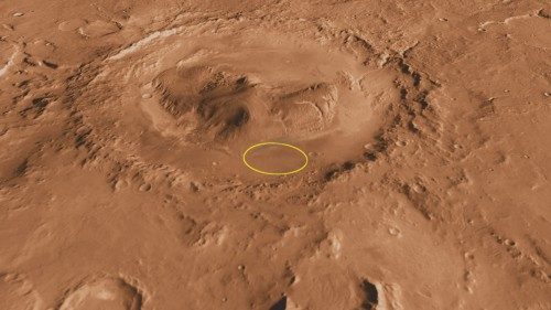 Gale Crater, il lago blu di Marte ...
