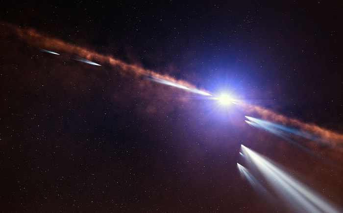 Catturata l'immagine di una cometa aliena