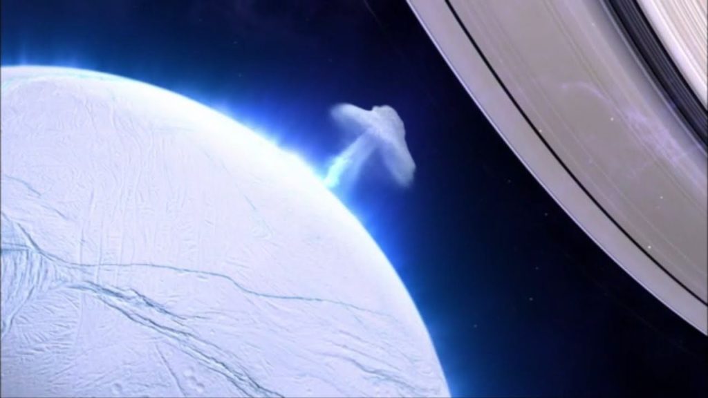 Encelado, il satellite di Saturno, sembra essere ...