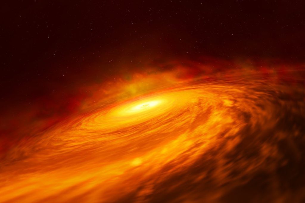Hubble ha scoperto un buco nero circondato ...