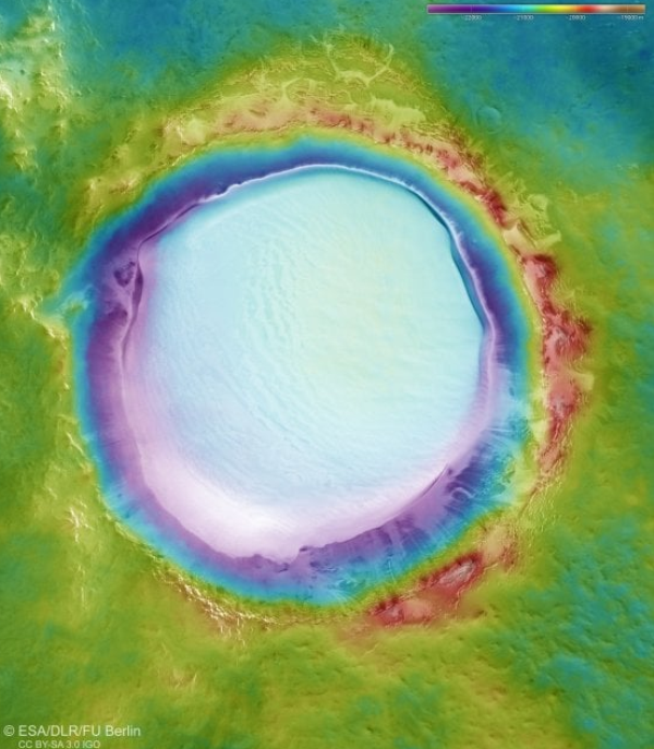 C’è un lago di ghiaccio nel cuore di Marte: ...